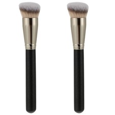 2pcs Portable Foundation Brush Makeup Blending Brush Cosmetic for Women