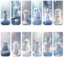 Set Of 4 Cute Winter Snow