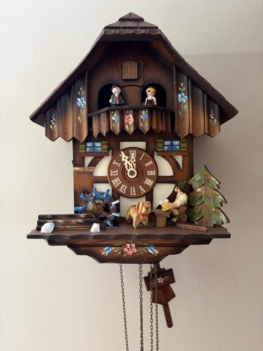 Vintage cuckoo clock romance - cuckoo,
