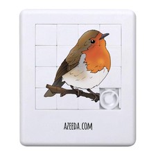 'Perched Robin Bird' Sliding
