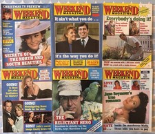12 X Weekend Magazine Vintage