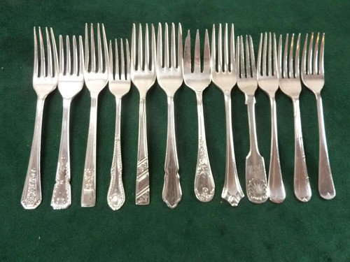 Vintage cake forks - 12,