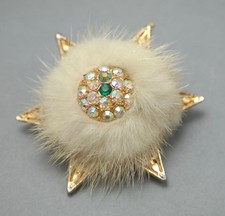 Vintage 50s Mink Fur Star
