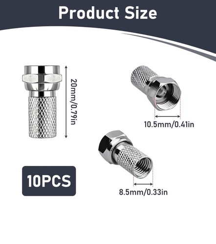 Type connector rg6 wf100 - type,