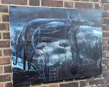 WOLF DOG HORROR SURESLIST UNUSUAL RUSSIAN ORIGINAL STATEMENT ART by KOCHKAREV