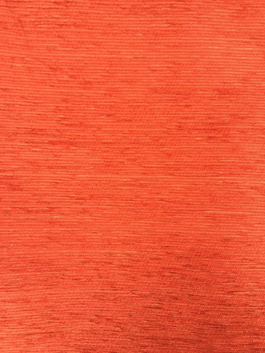 Chenille terracotta plain - chenille,
