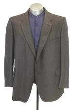 vintage 80s mens brown blazer
