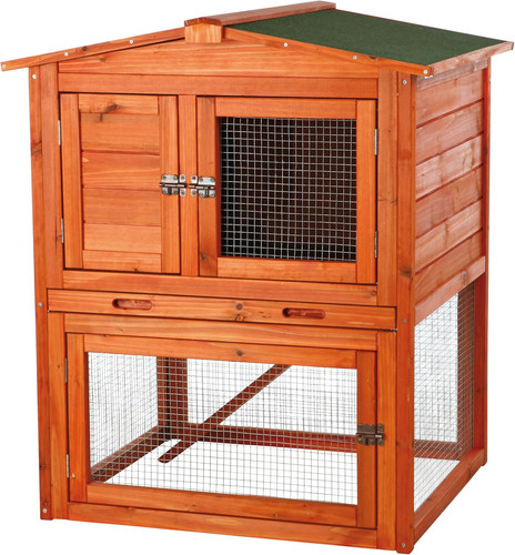 Natura single rabbit hutch - single,