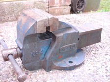 Vintage Record No.4 Bench Vice, Made in England, Mechanic, Engineer.