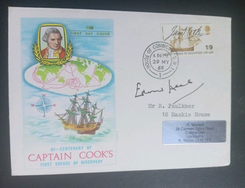 Edward heath signed cover - heath,