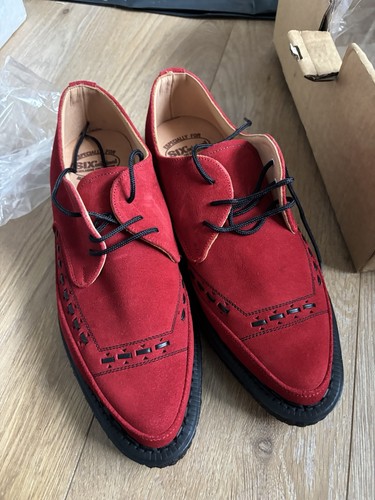 Red suede rare george cox - red,