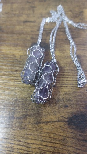 Natural amethyst bullet - amethyst,
