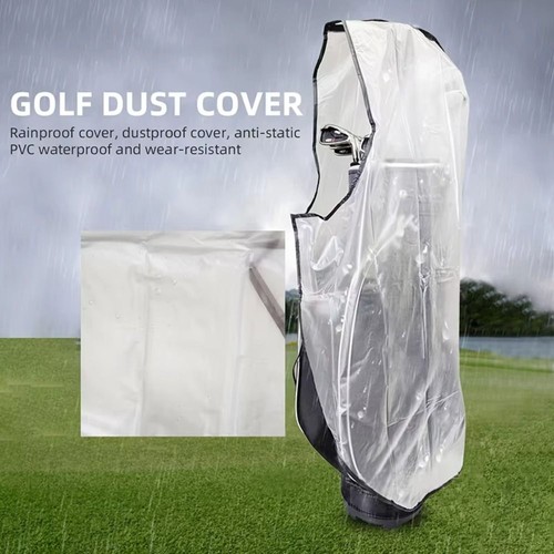 Golf bag cover with - with, zipper
