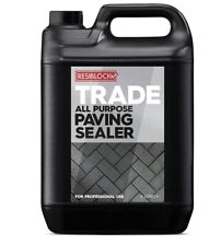 Resiblock Trade All Purpose Paving Sealer Solvent Free 5ltr Brick Patio Path