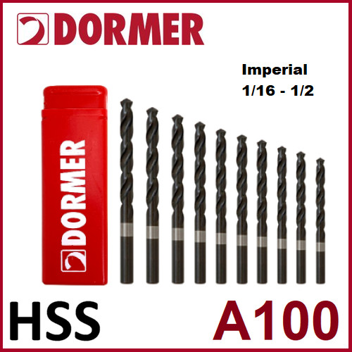 Dormer a100 hss jobber - hss, drills