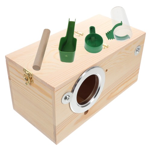 Set wooden parakeet - 1,
