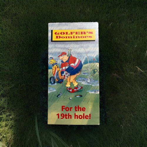 Golfers dominoes game - golfers,