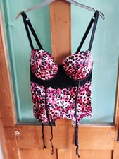 Next pink leopard print satin