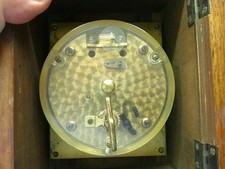 Clock Bracket Mantle Large Elliott Platform Working 8 Day Brass Feet Handle