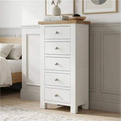 Painted white wellington chest - wellington,