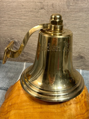 Solid brass golden - brass, hind