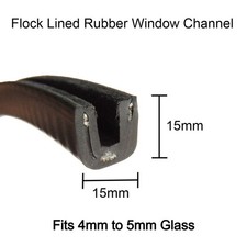 Flock Lined Flexible Rubber