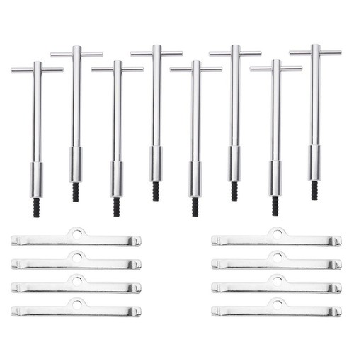 Chrome style valve cover kit - t-style,