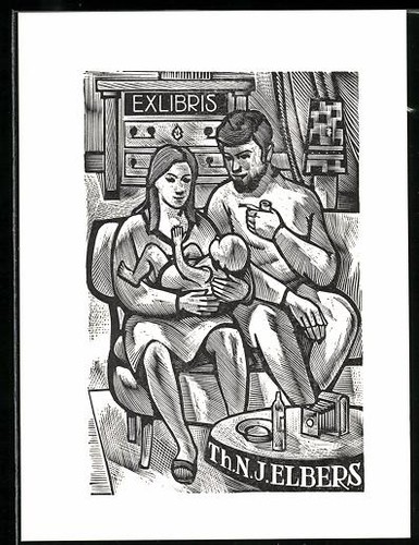 Exlibris elbers - exlibris,
