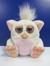 vintage ORIGINAL FURBY BABY tiger hasbro ELECTRONIC TALKING PET working WHITE