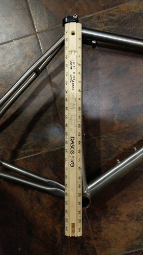 Titanium bike frame is - titanium, #is