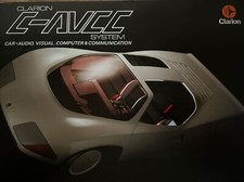 Clarion C-AVCC Retro Car Audio Media Sales Information Brochure Poster Frameable
