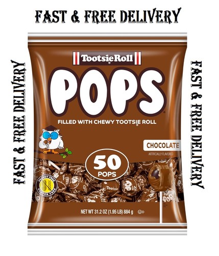 Tootsie pops chocolate - tootsie,