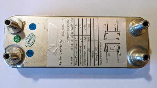 Plate brazed stainless heat - brazed,