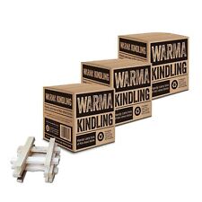 3 x Warma Kindling Sticks Box Cubes BBQ Barbeque Fire Pit Stove Oven Wood Burner