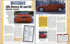 Alfa Romeo SZ & RZ - 1990/2000 A Century Of Cars - Hachette Page