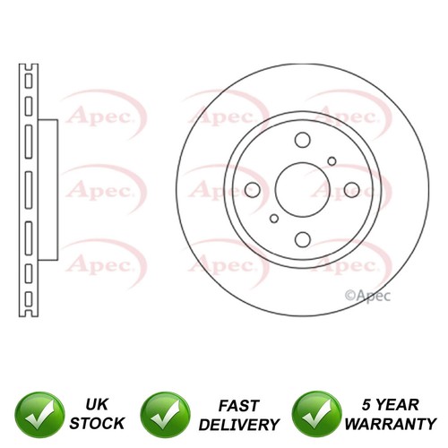 Brake disc front - front, sjr
