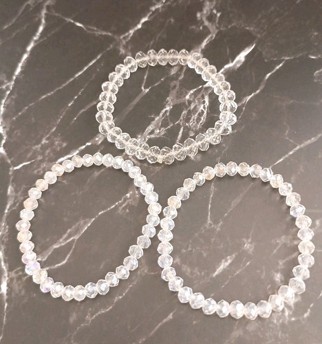 Clear beaded elasticated - 3,