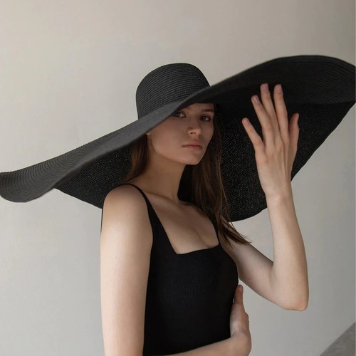 Oversized wide brim sun - wide, hat