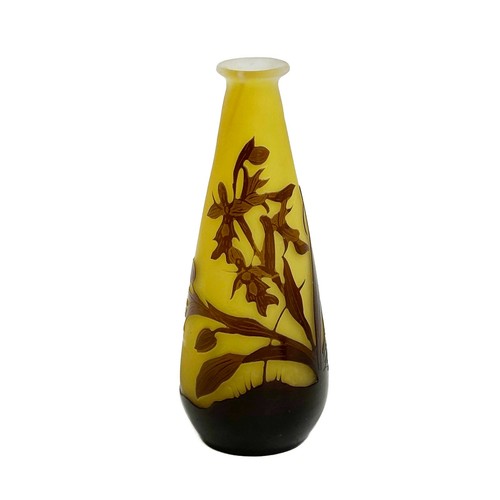 Emile galle acid etched - galle, cameo