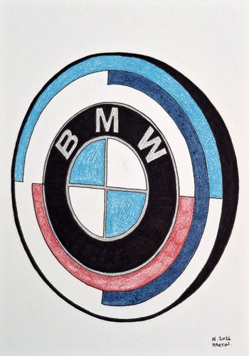 Bmw sport badge original - badge,,