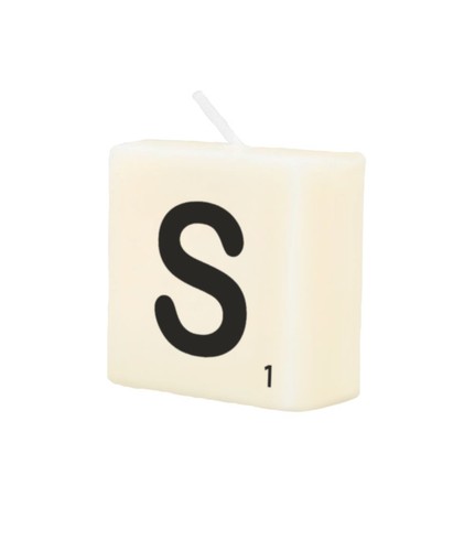 Letter candle - candle, (s)