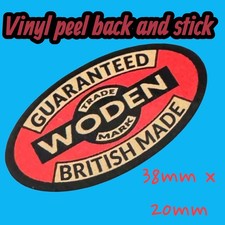 1 X Woden Vinyl Stickers Decal