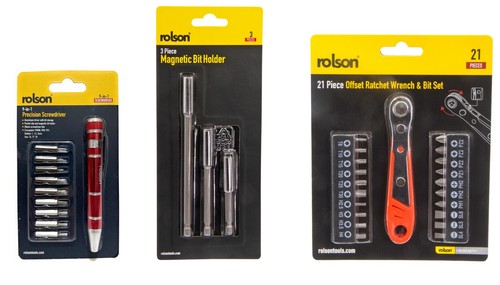 3pc magnetic bit holder - bit, 21pc