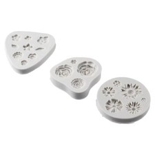 Flower clay molds rose - flower,