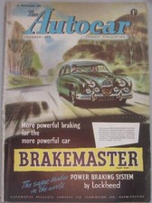 Autocar magazine 21/12/1956