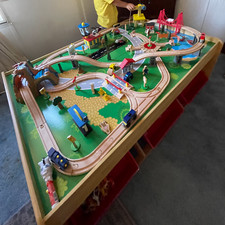 Kid's Wood Play Railway Train