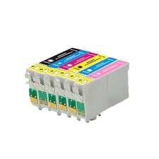 6 Ink Cartridge For Epson Stylus Photo R200 R220 R300 R300M R320 R330 R340 R350