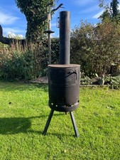 Gas Bottle Wood Stove Log Burner/Chimenea/Patio heater/Garden/