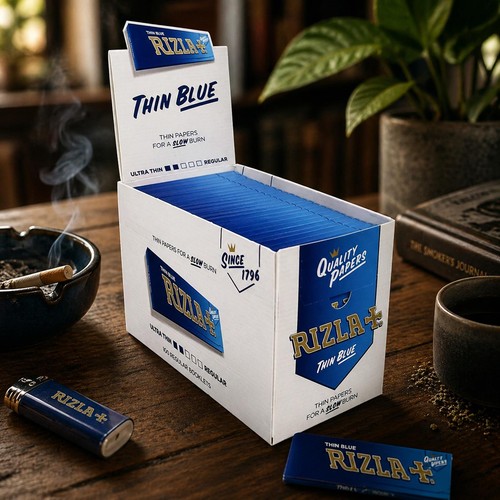 Rizla thin blue - thin, rolling