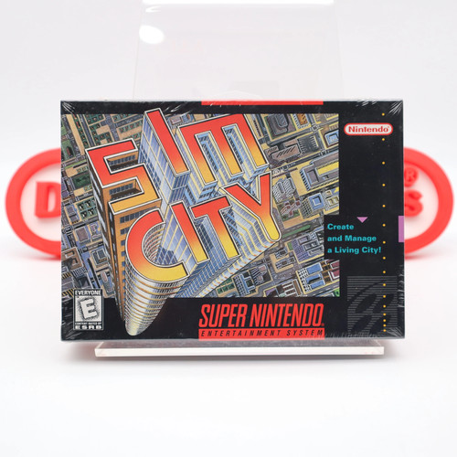 Snes super nintendo sim city - super,
